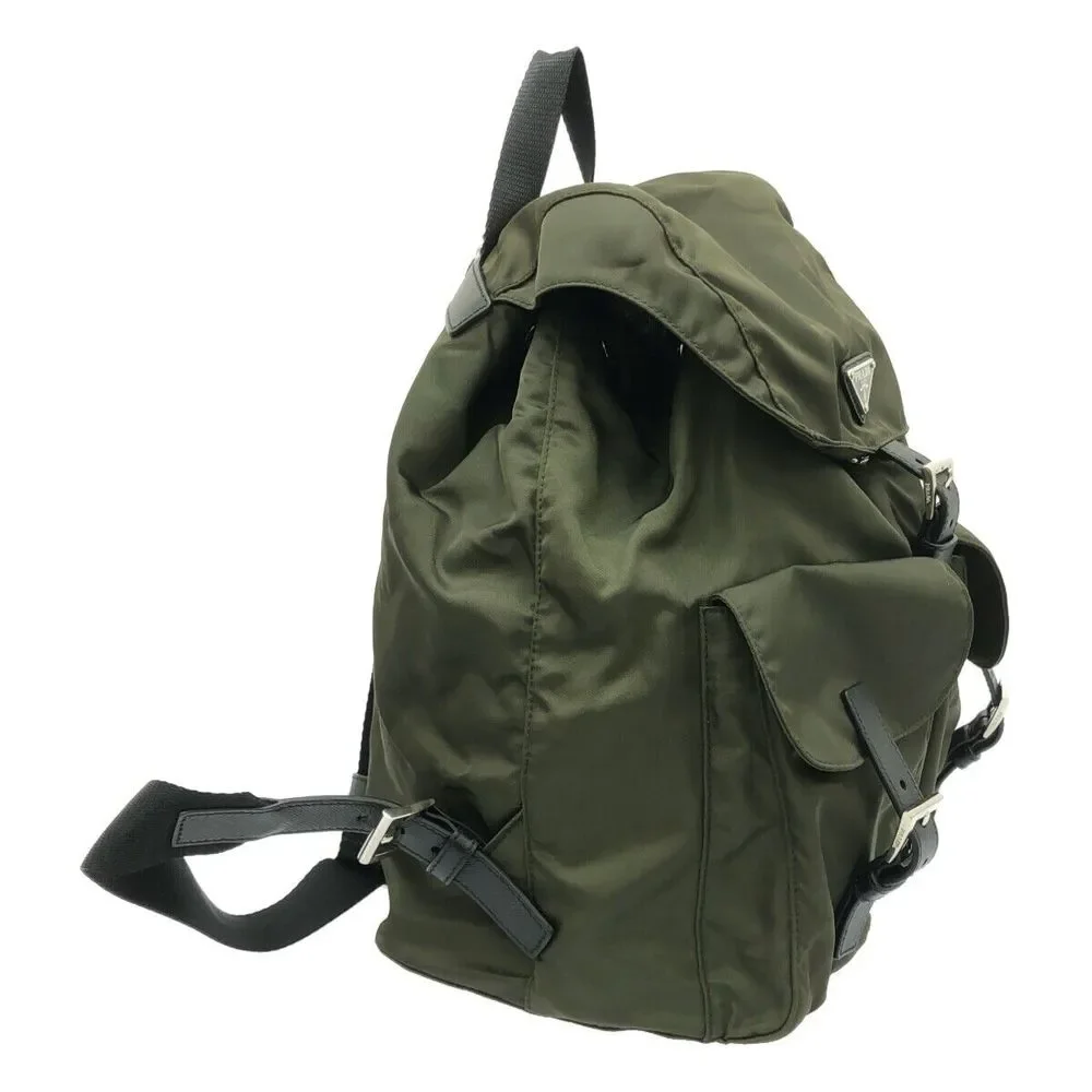 Auth Prada - Dark Green Black Nylon #99191P75B - Picture 2 of 13